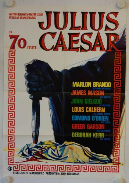 Julius Caesar originales deutsches Filmplakat (R70s)